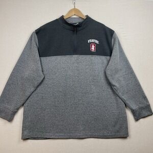Champion Authentic Stanford University Men's 1/4‎ Zip Campus Pullover 2XL Gray